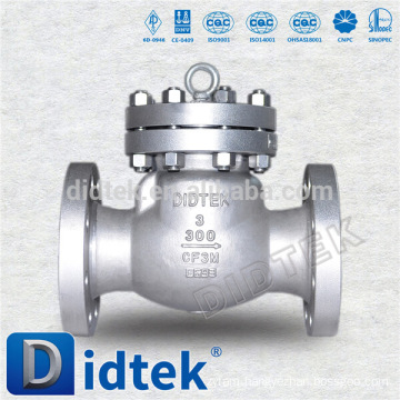 China Valve Supplier 100% quantity tested before delivery wcb flanged swing check valve